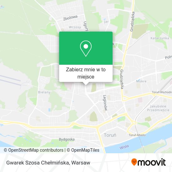 Mapa Gwarek Szosa Chełmińska