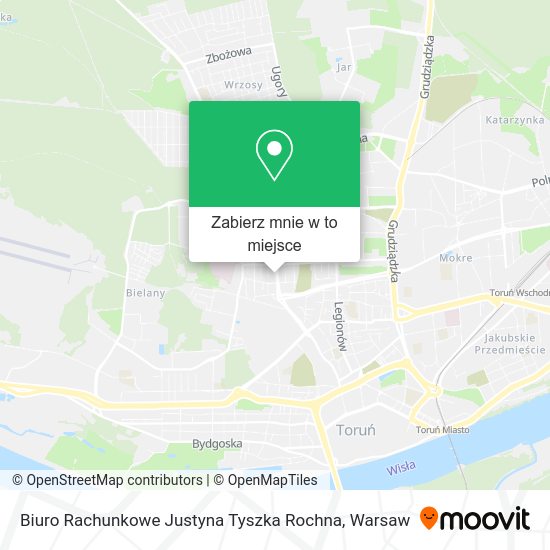 Mapa Biuro Rachunkowe Justyna Tyszka Rochna