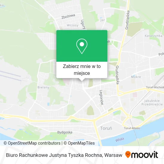 Mapa Biuro Rachunkowe Justyna Tyszka Rochna