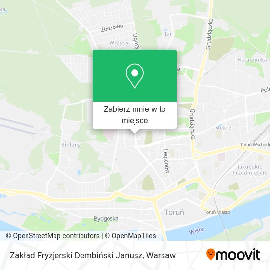 Mapa Zakład Fryzjerski Dembiński Janusz