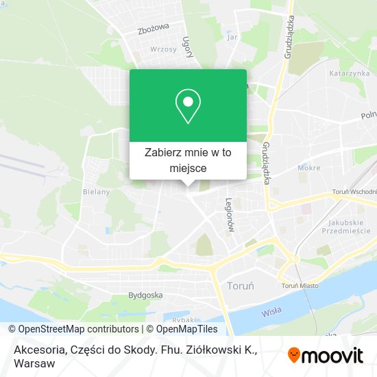 Mapa Akcesoria, Części do Skody. Fhu. Ziółkowski K.