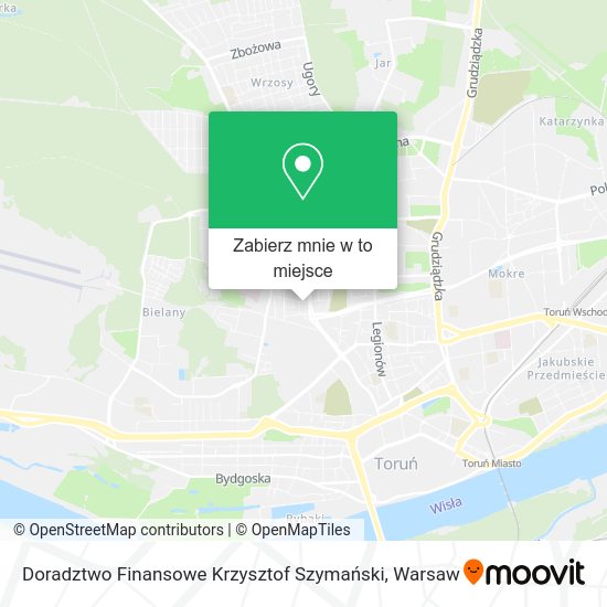 Mapa Doradztwo Finansowe Krzysztof Szymański