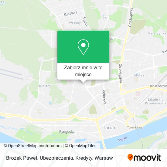 Mapa Brożek Paweł. Ubezpieczenia, Kredyty