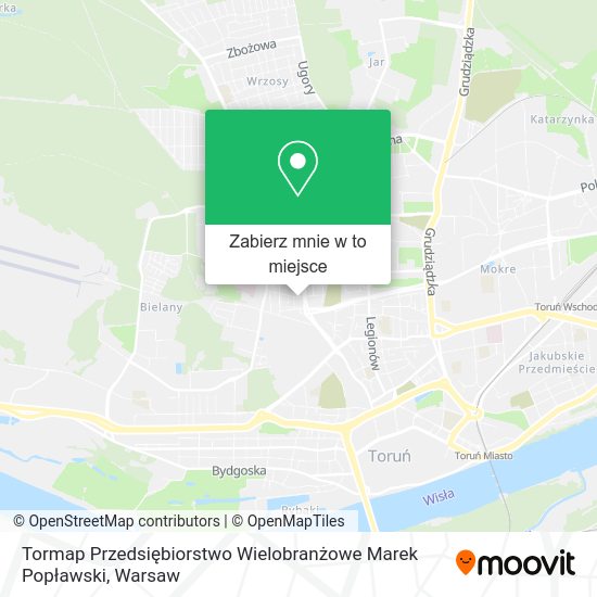 Mapa Tormap Przedsiębiorstwo Wielobranżowe Marek Popławski