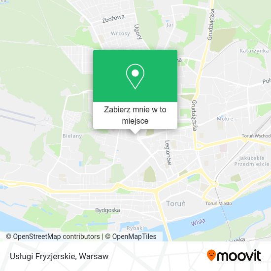 Mapa Usługi Fryzjerskie