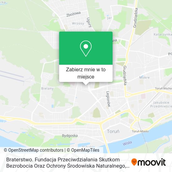 Mapa Braterstwo. Fundacja Przeciwdziałania Skutkom Bezrobocia Oraz Ochrony Środowiska Naturalnego