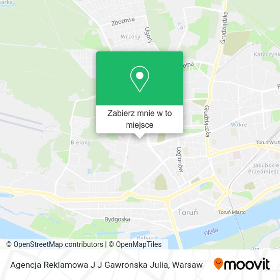 Mapa Agencja Reklamowa J J Gawronska Julia