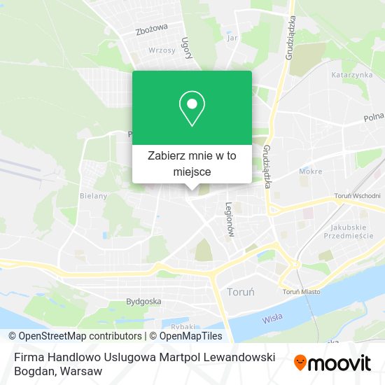 Mapa Firma Handlowo Uslugowa Martpol Lewandowski Bogdan