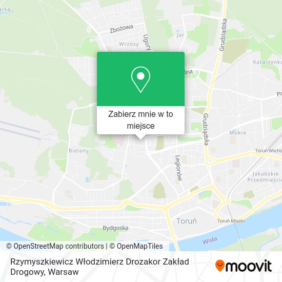 Mapa Rzymyszkiewicz Włodzimierz Drozakor Zakład Drogowy