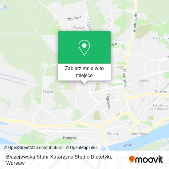 Mapa Błażejewska-Stuhr Katarzyna Studio Dietetyki