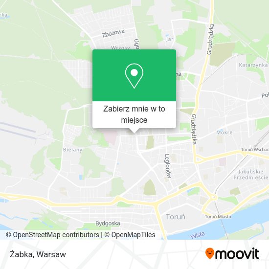 Mapa Żabka