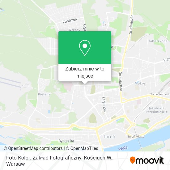 Mapa Foto Kolor. Zakład Fotograficzny. Kościuch W.