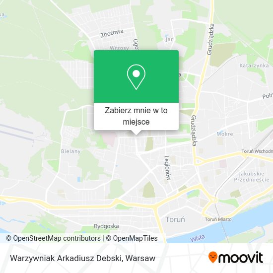 Mapa Warzywniak Arkadiusz Debski