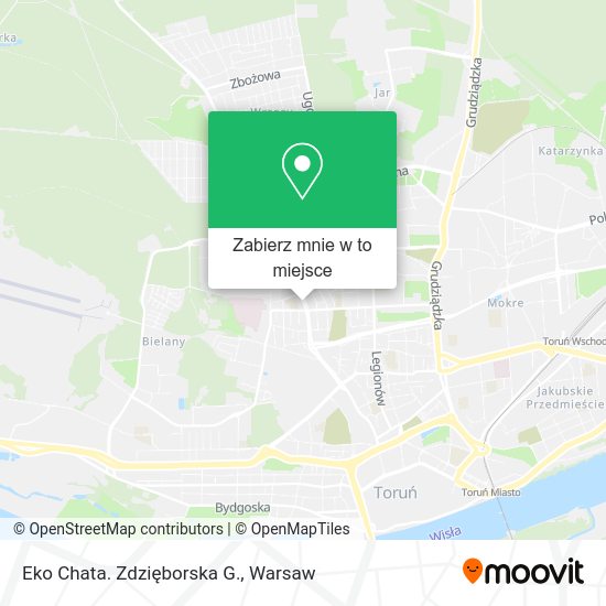 Mapa Eko Chata. Zdzięborska G.