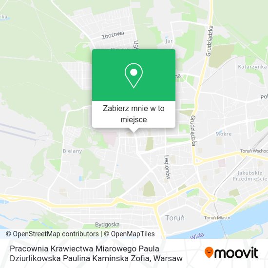 Mapa Pracownia Krawiectwa Miarowego Paula Dziurlikowska Paulina Kaminska Zofia