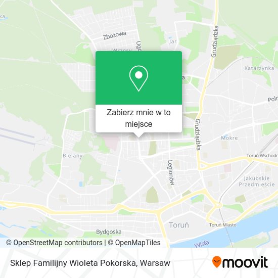 Mapa Sklep Familijny Wioleta Pokorska