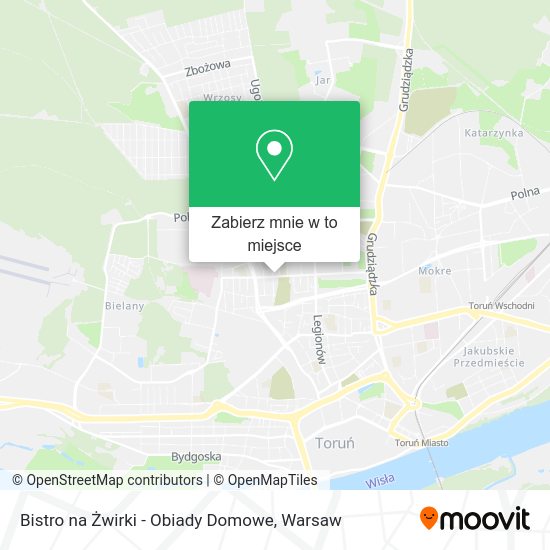 Mapa Bistro na Żwirki - Obiady Domowe