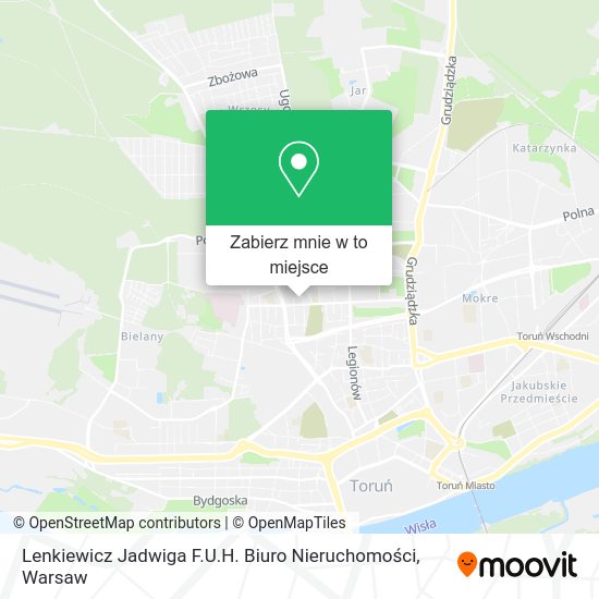 Mapa Lenkiewicz Jadwiga F.U.H. Biuro Nieruchomości