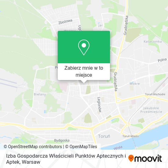 Mapa Izba Gospodarcza Właścicieli Punktów Aptecznych i Aptek