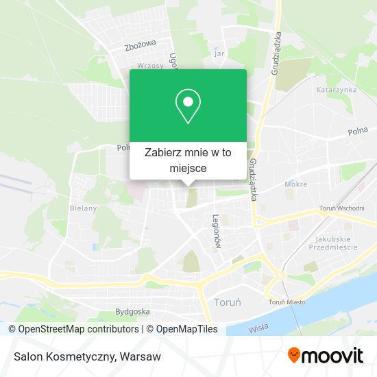 Mapa Salon Kosmetyczny