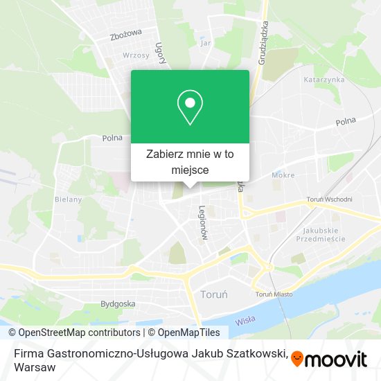 Mapa Firma Gastronomiczno-Usługowa Jakub Szatkowski