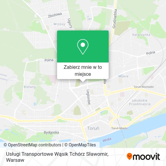 Mapa Usługi Transportowe Wąsik Tchórz Sławomir