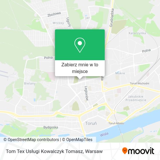 Mapa Tom Tex Usługi Kowalczyk Tomasz