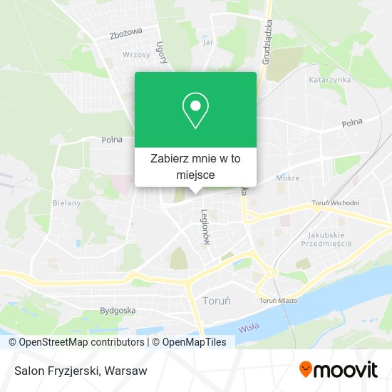 Mapa Salon Fryzjerski