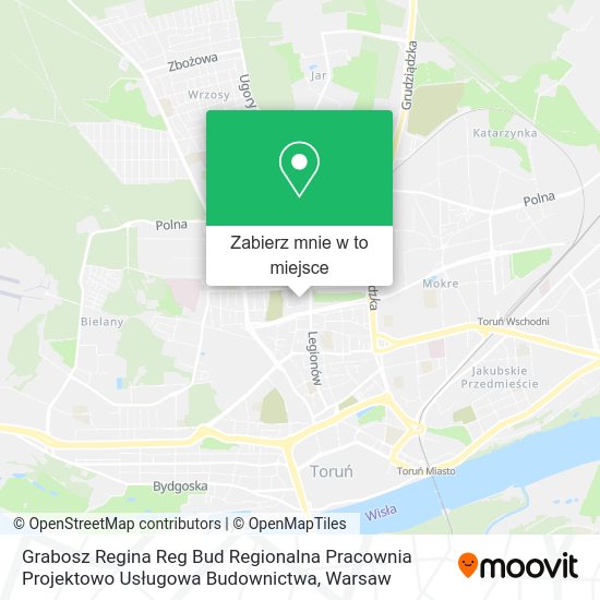 Mapa Grabosz Regina Reg Bud Regionalna Pracownia Projektowo Usługowa Budownictwa