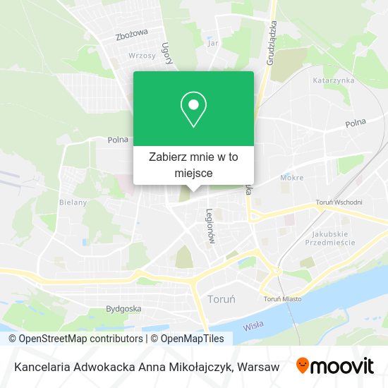 Mapa Kancelaria Adwokacka Anna Mikołajczyk