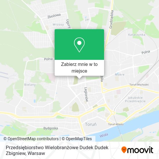 Mapa Przedsiębiorstwo Wielobranżowe Dudek Dudek Zbigniew