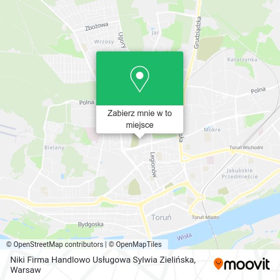 Mapa Niki Firma Handlowo Usługowa Sylwia Zielińska