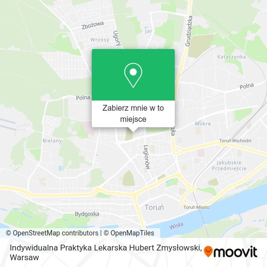 Mapa Indywidualna Praktyka Lekarska Hubert Zmysłowski