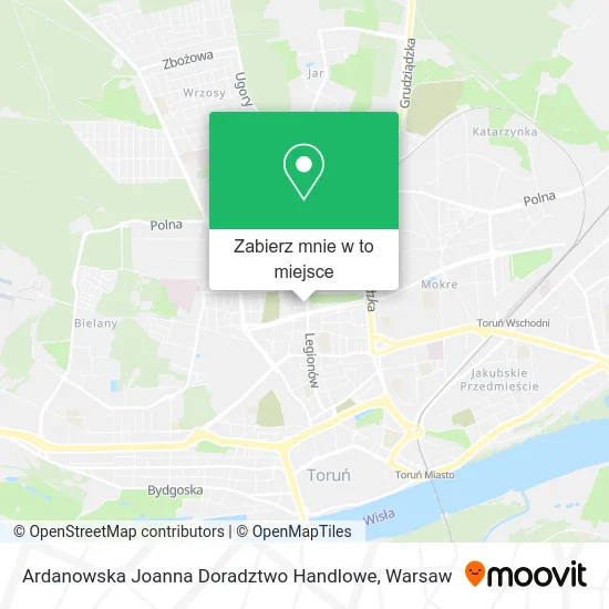 Mapa Ardanowska Joanna Doradztwo Handlowe