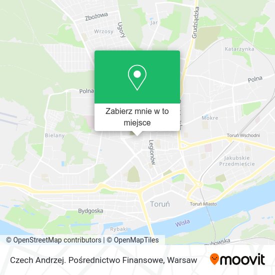 Mapa Czech Andrzej. Pośrednictwo Finansowe