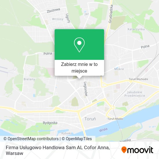 Mapa Firma Usługowo Handlowa Sam AL Cofor Anna