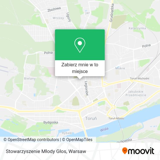 Mapa Stowarzyszenie Młody Głos