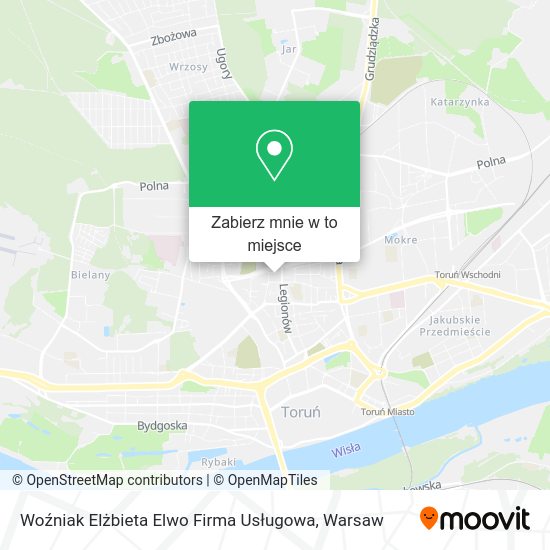 Mapa Woźniak Elżbieta Elwo Firma Usługowa