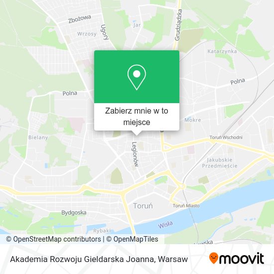 Mapa Akademia Rozwoju Gieldarska Joanna