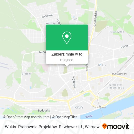 Mapa Wukis. Pracownia Projektów. Pawłowski J.