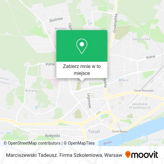 Mapa Marciszewski Tadeusz. Firma Szkoleniowa