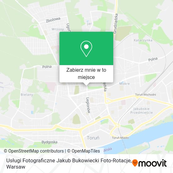 Mapa Usługi Fotograficzne Jakub Bukowiecki Foto-Rotacje