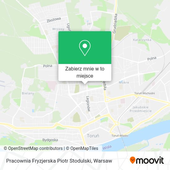 Mapa Pracownia Fryzjerska Piotr Stodulski