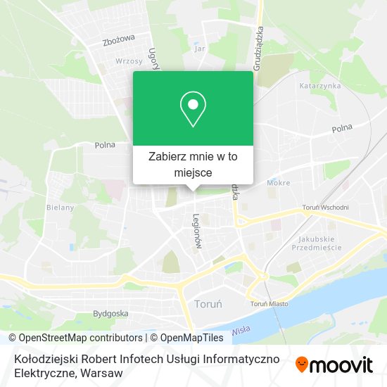 Mapa Kołodziejski Robert Infotech Usługi Informatyczno Elektryczne