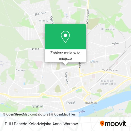 Mapa PHU Pasedo Kołodziejska Anna