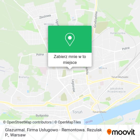 Mapa Glazurmal. Firma Usługowo - Remontowa. Rezulak P.