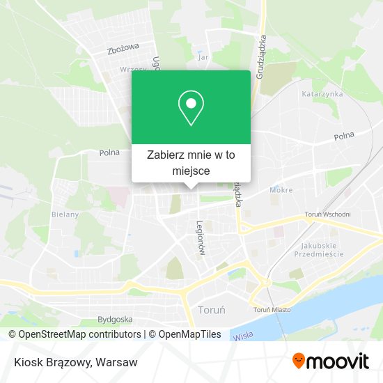 Mapa Kiosk Brązowy