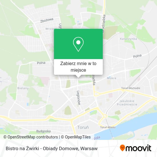 Mapa Bistro na Żwirki - Obiady Domowe