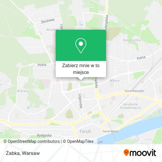 Mapa Żabka