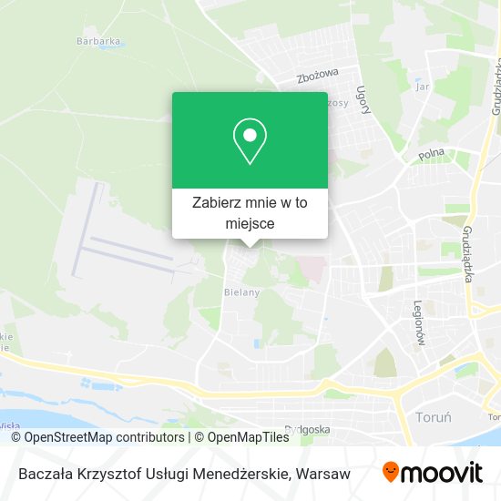 Mapa Baczała Krzysztof Usługi Menedżerskie